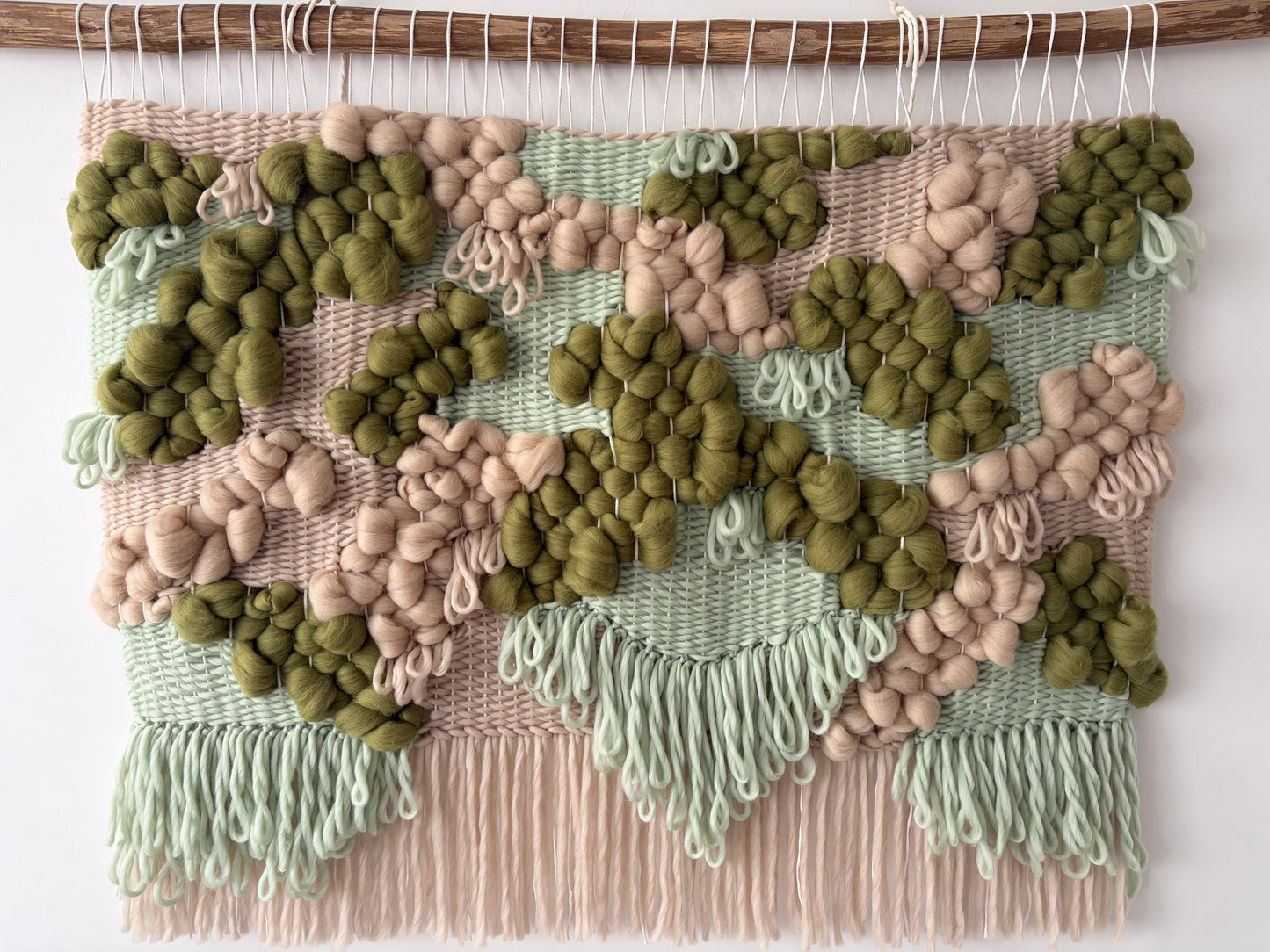 Woven Wall Tapestry "Dune Moss"