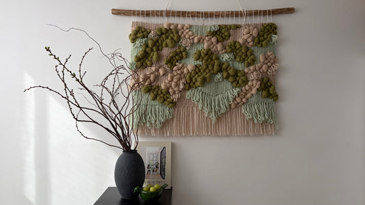 Woven Wall Tapestry "Dune Moss"