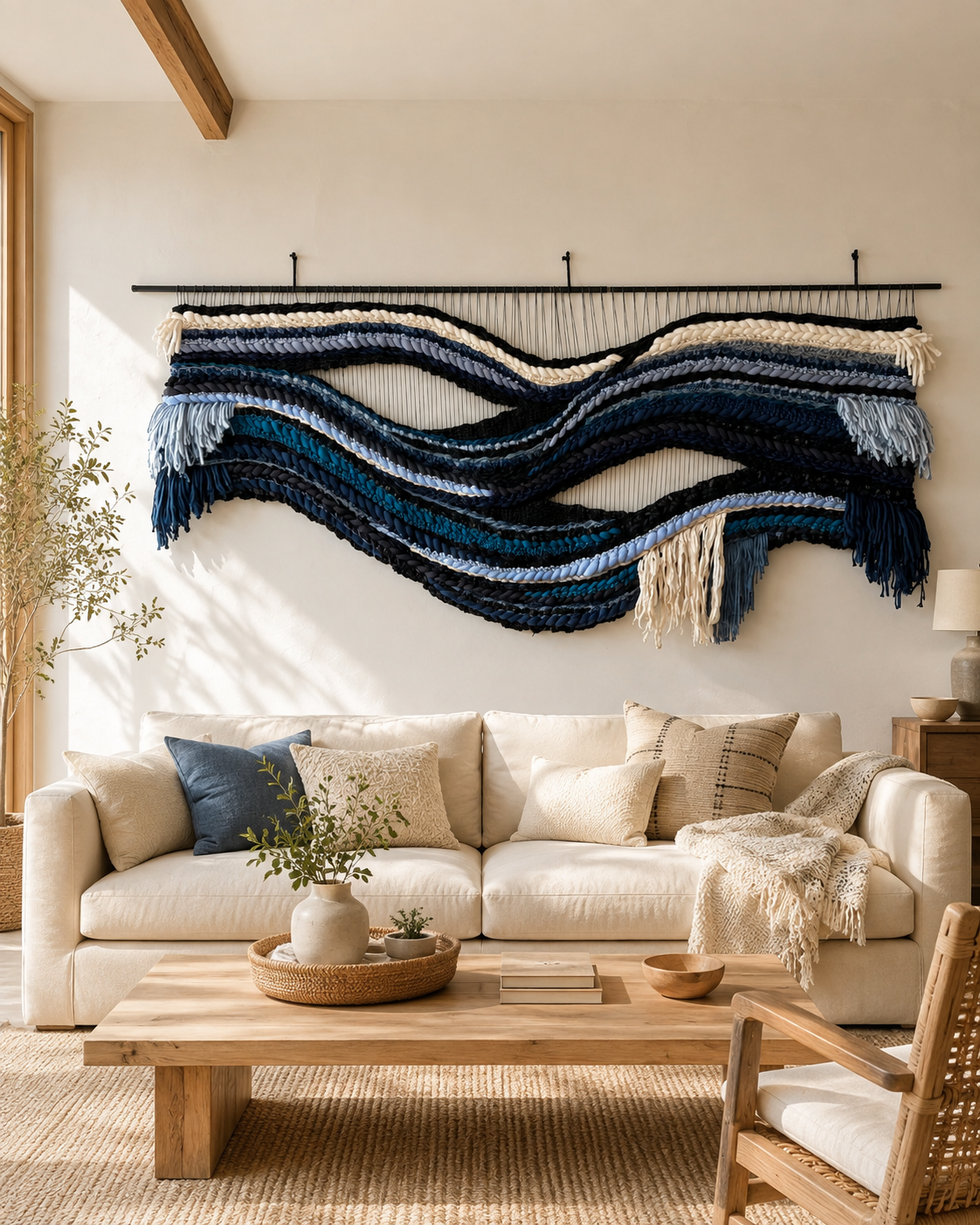 Large Scale Woven Tapestry "Abyss"