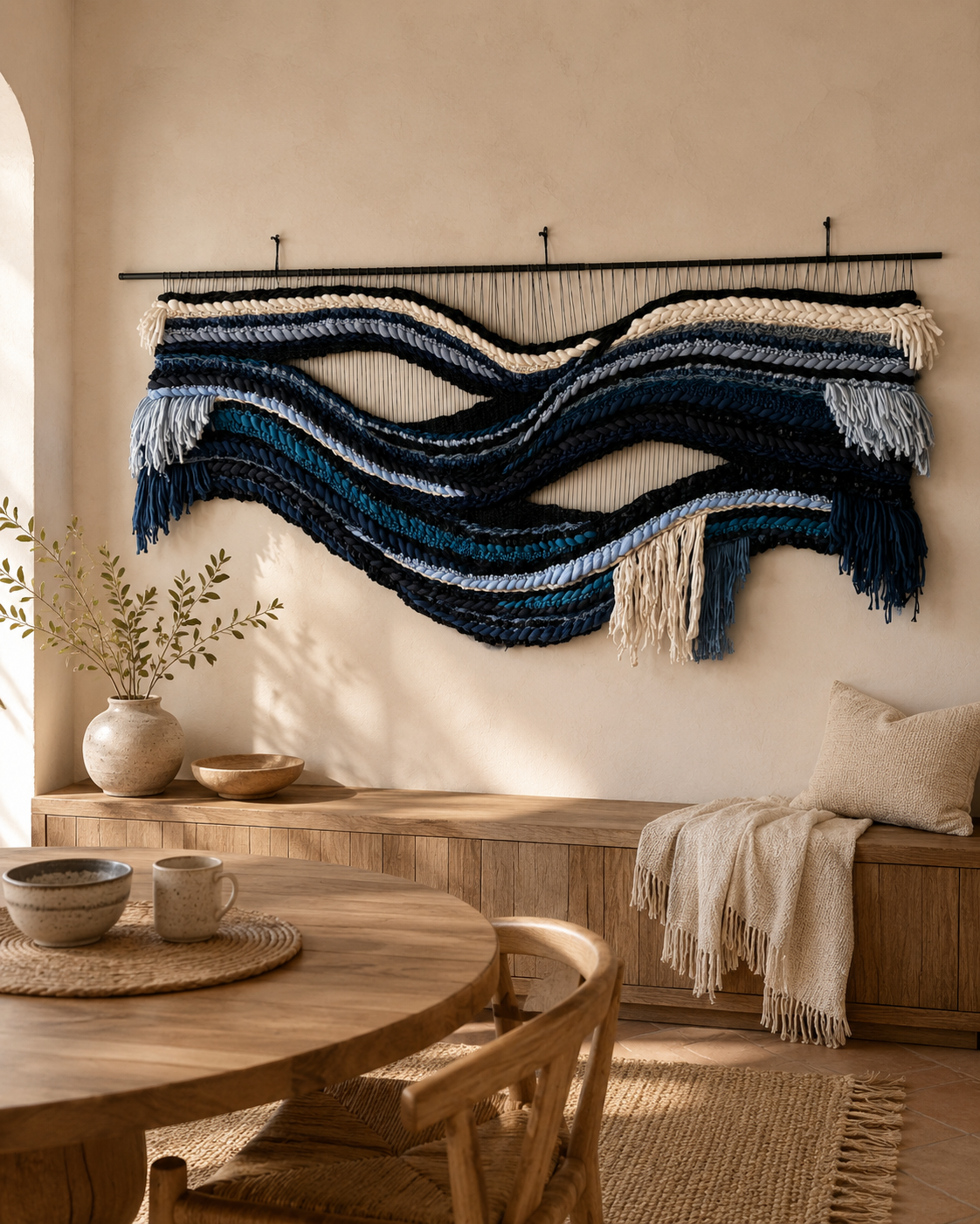 Large Scale Woven Tapestry "Abyss"