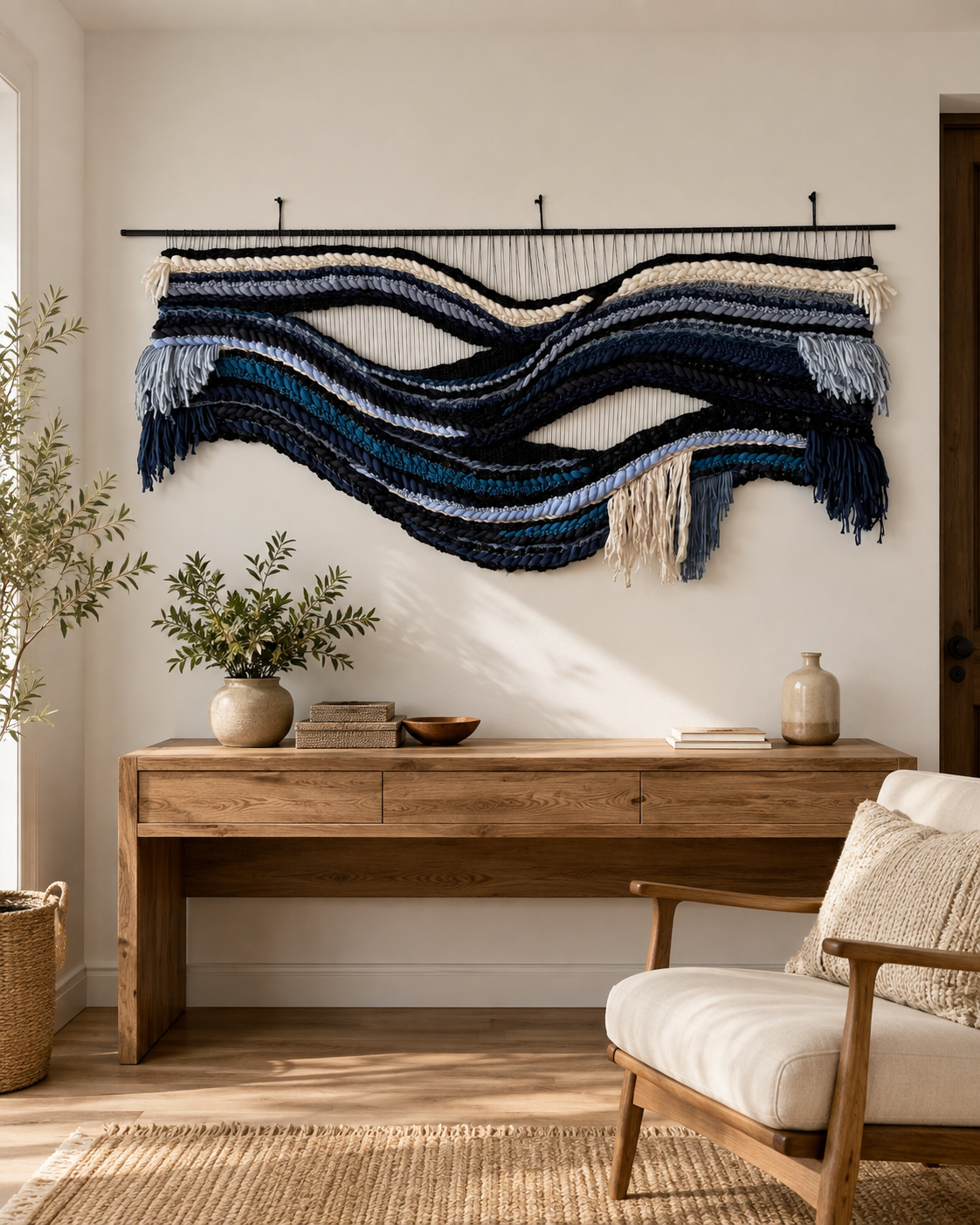 Large Scale Woven Tapestry "Abyss"