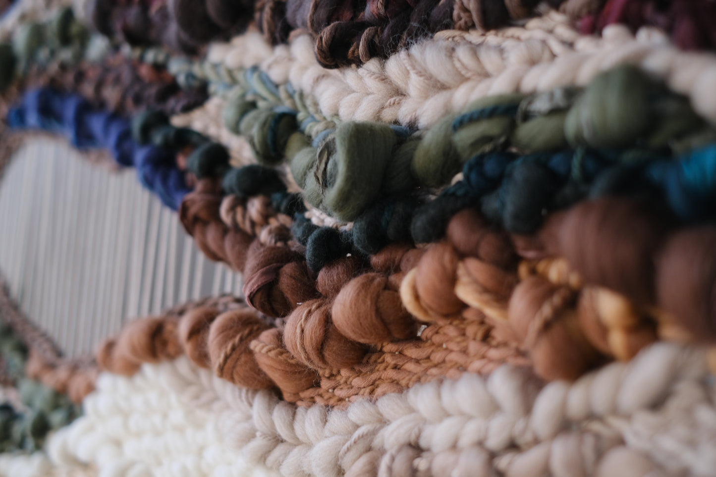 Custom Fiber Tapestry — One-of-a-Kind Piece