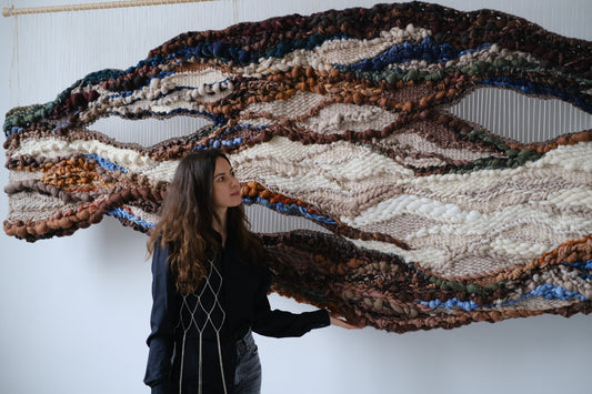 Custom Fiber Tapestry — One-of-a-Kind Piece