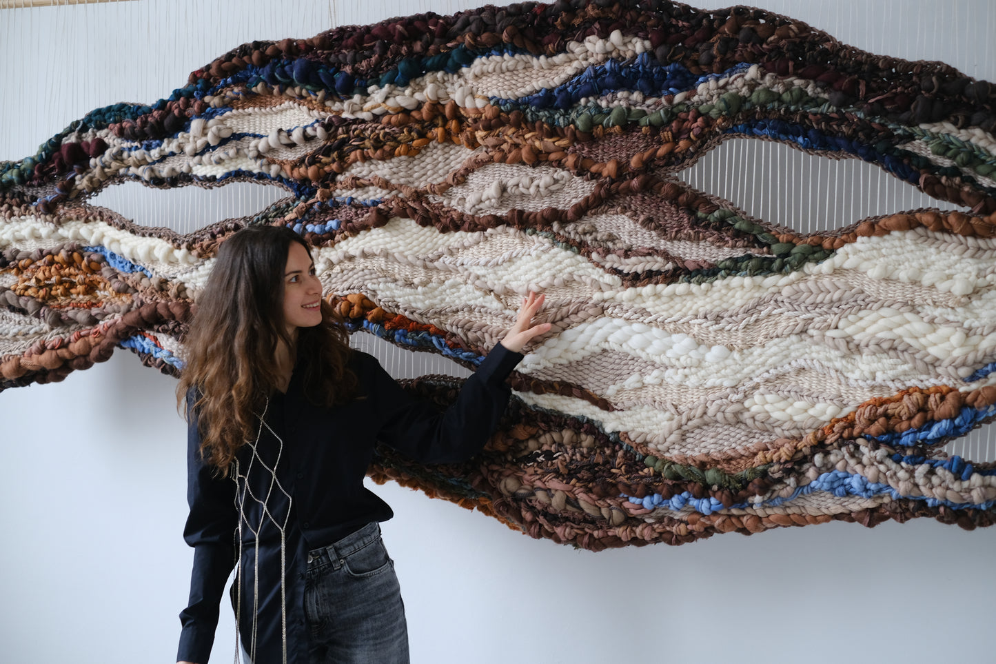Custom Fiber Tapestry — One-of-a-Kind Piece