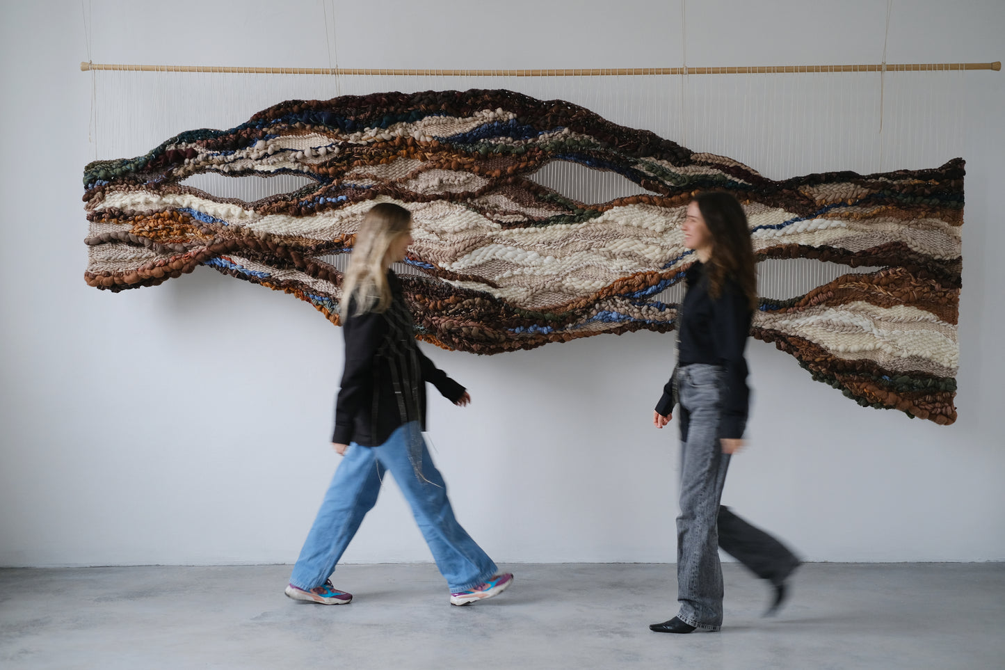 Custom Fiber Tapestry — One-of-a-Kind Piece