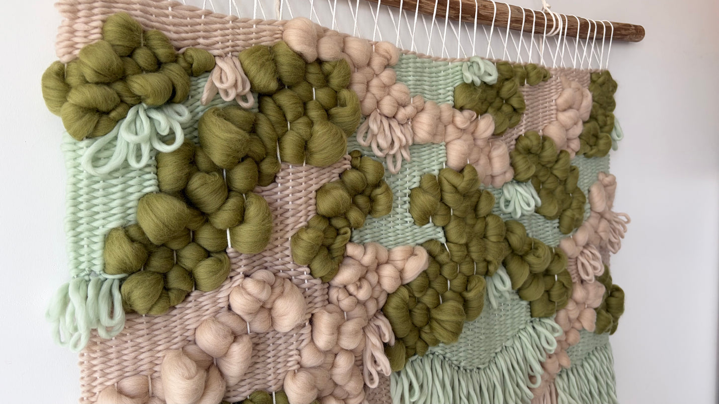 Woven Wall Tapestry "Dune Moss"
