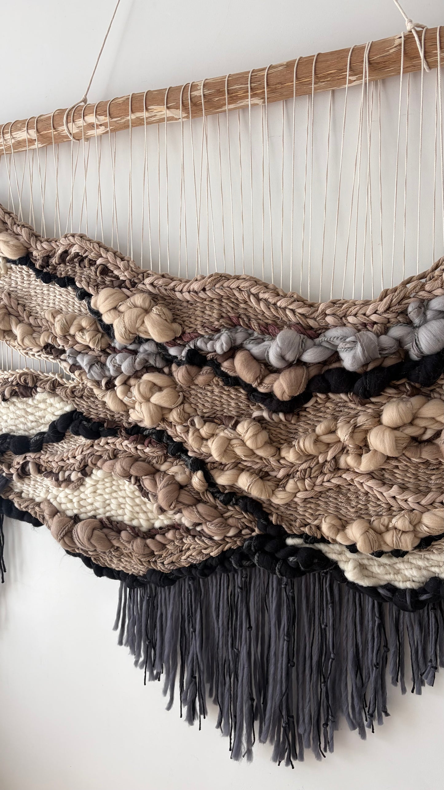Woven Tapestry Wall Hanging "Balance"