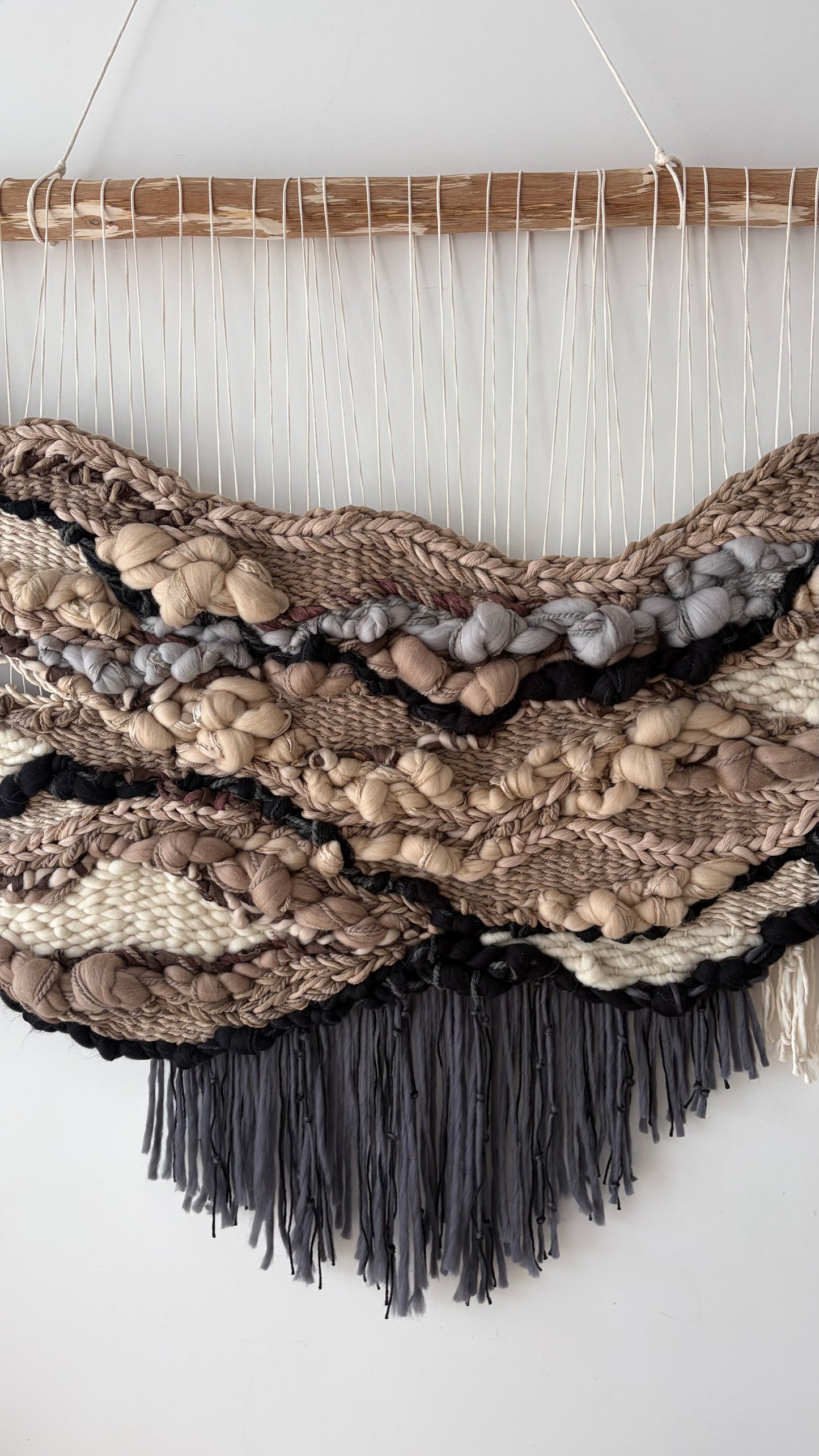 Woven Tapestry Wall Hanging "Balance"