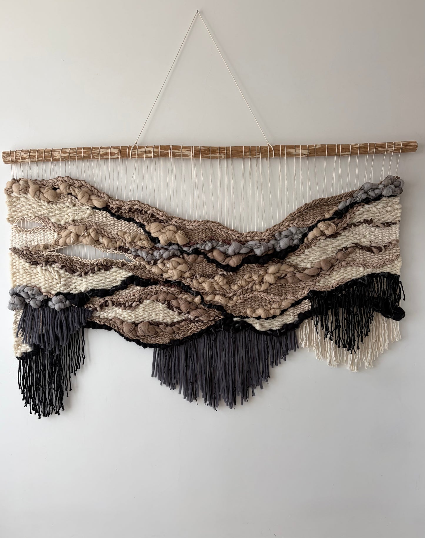 Woven Tapestry Wall Hanging "Balance"