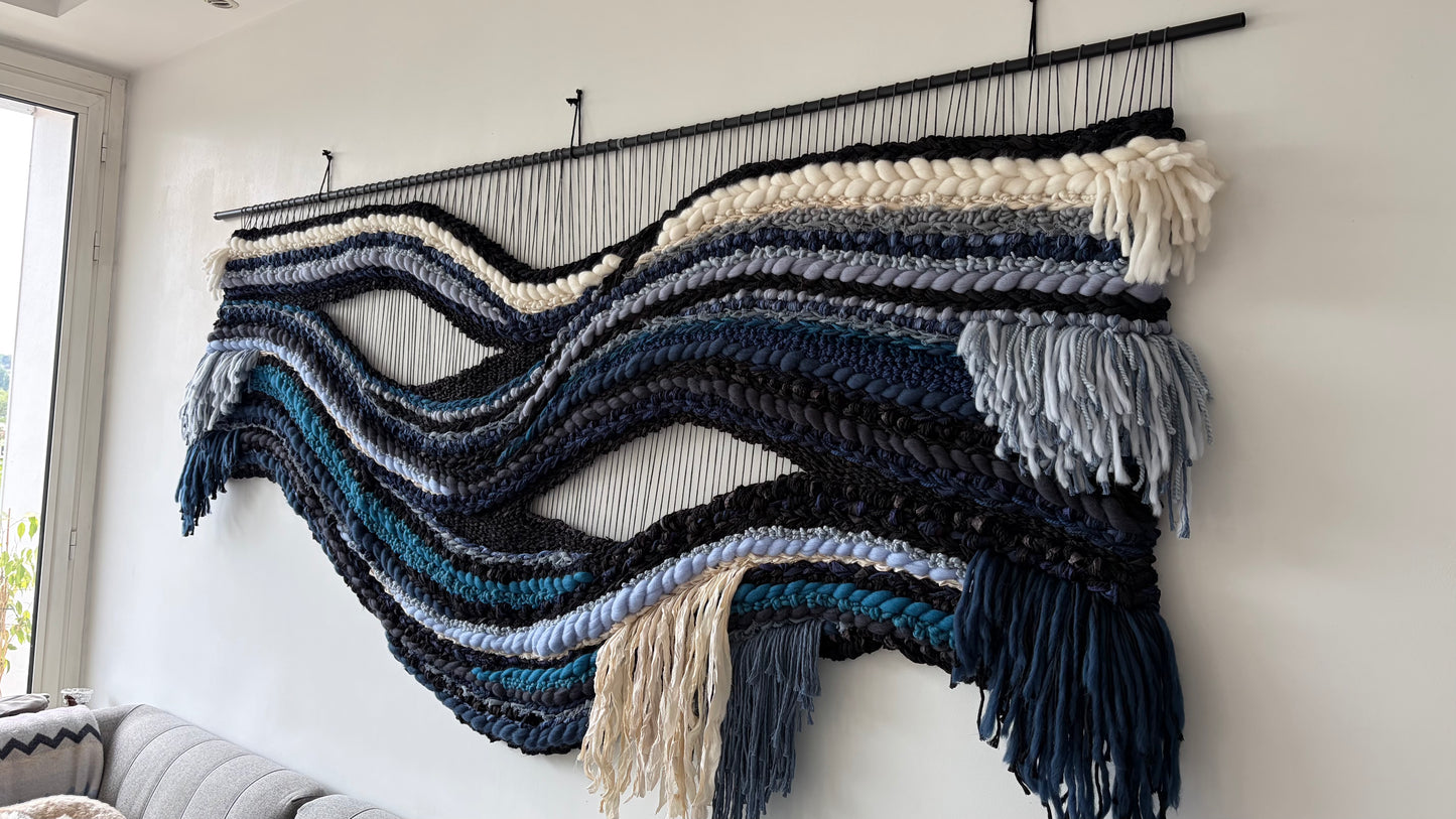 Large Scale Woven Tapestry "Abyss"