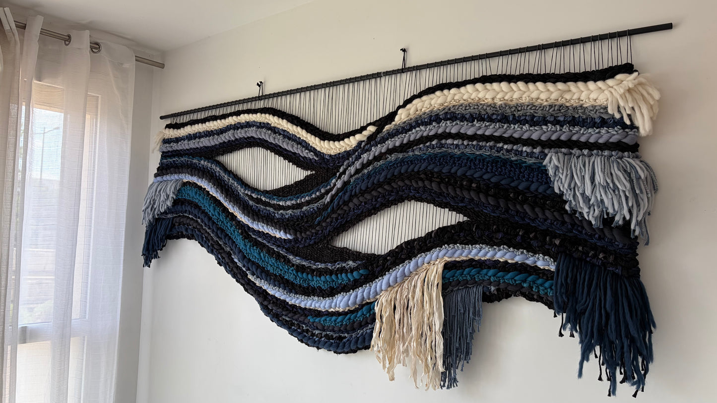 Large Scale Woven Tapestry "Abyss"