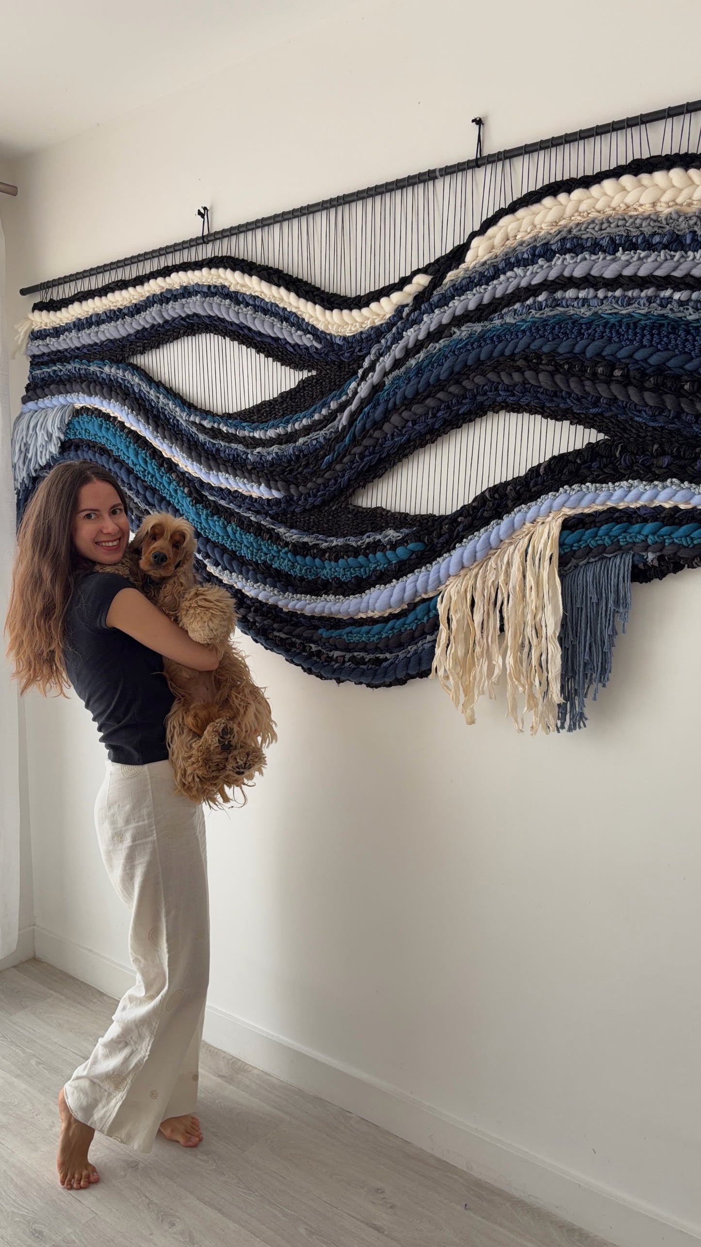 Large Scale Woven Tapestry "Abyss"