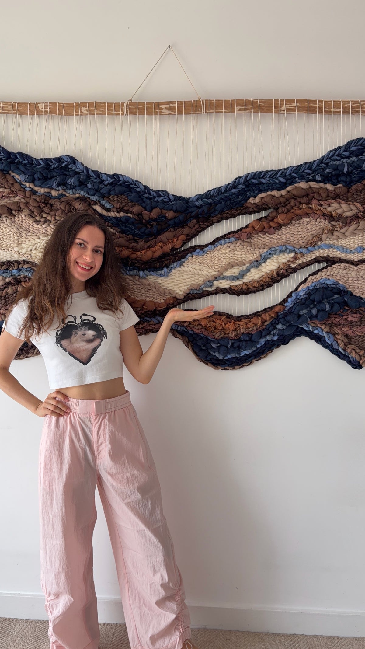 Wool Wall Tapestry "Strata"