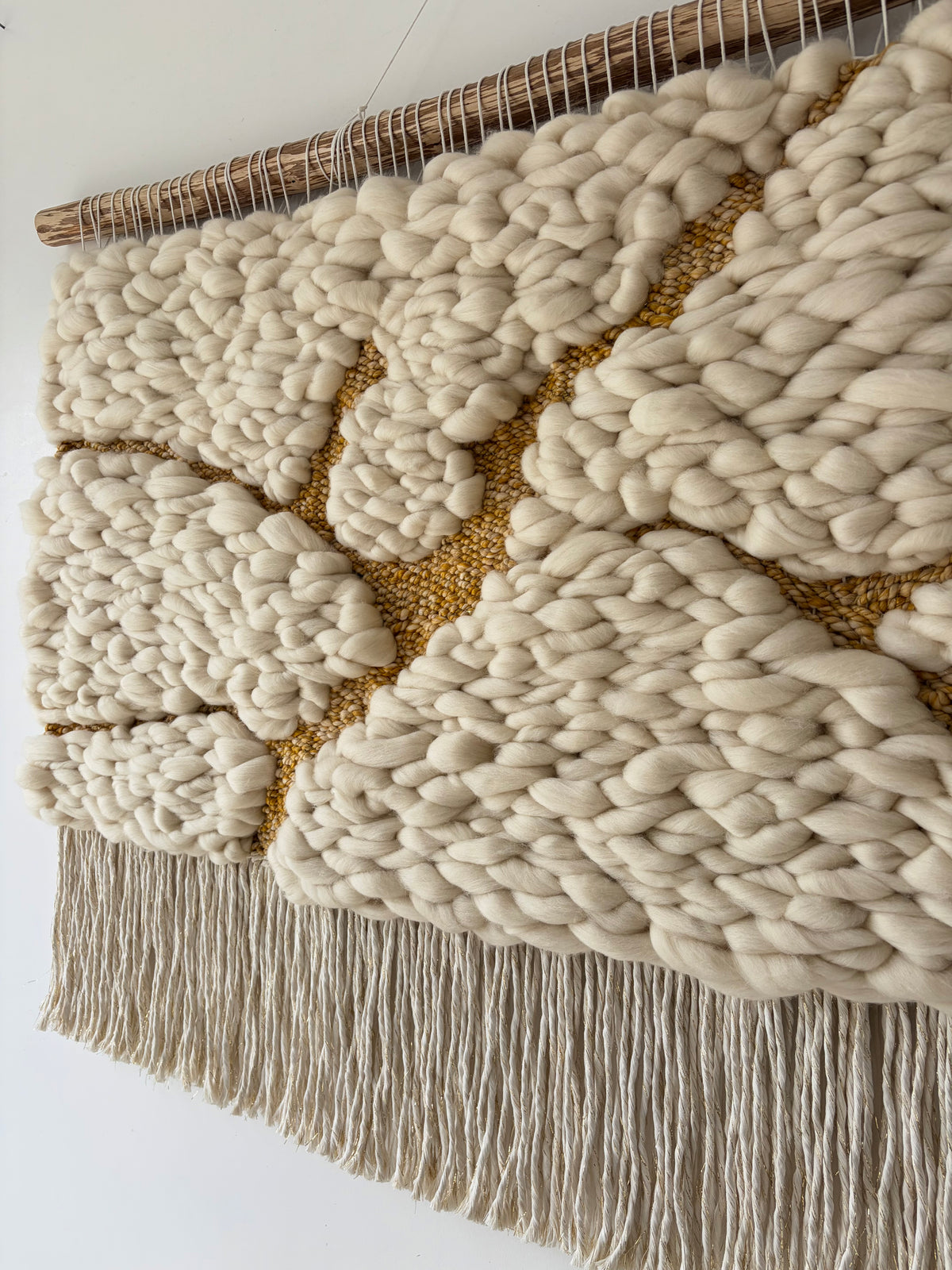 Wool Wall Tapestry "Kintsugi No. 3"