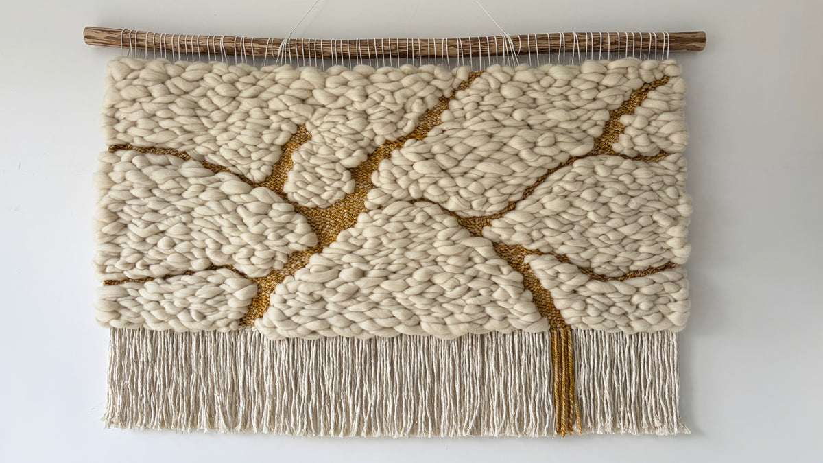 Wool Wall Tapestry "Kintsugi No. 3"